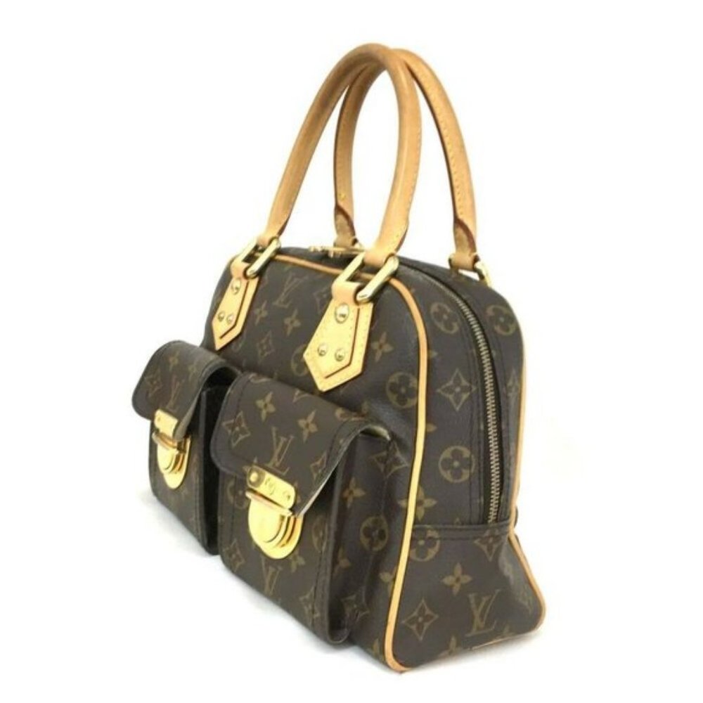 Auth Louis Vuitton Monogram Manhattan PM Hand Bag - Picture 3 of 12